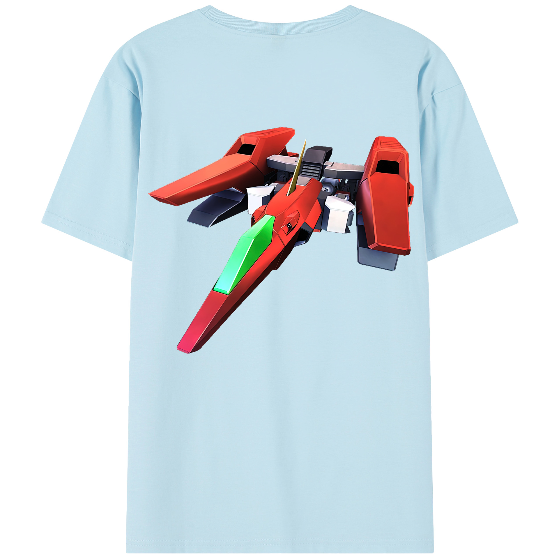 （画像用） 機動戦士ガンダム Mobile Suit Gundam 綿100％半袖Tシャツ（背面プリント）